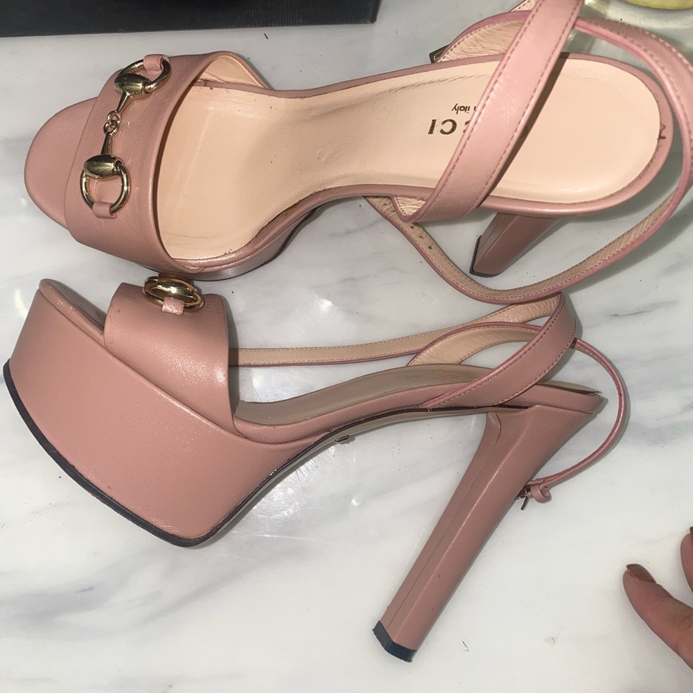 Gucci platform sandals